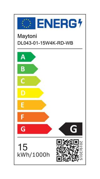 Alfa LED spot biały-Czarny (DL043-01-15W4K-RD-WB) - Maytoni