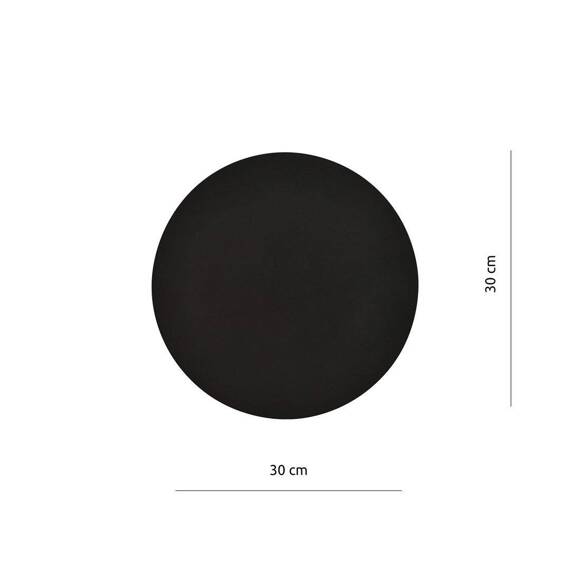 FORM 2 natynkowa lampa ścienna czarny (1166/2) - Emibig